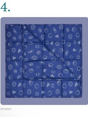 •LUNA• Luxe Cotton Weighted Blanket Kids 36x48 100% Oeko-Tex 5LB >> NWT NIP